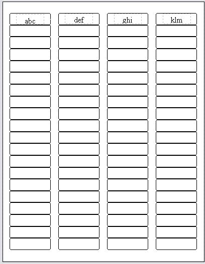 label templates for word 30 per sheet